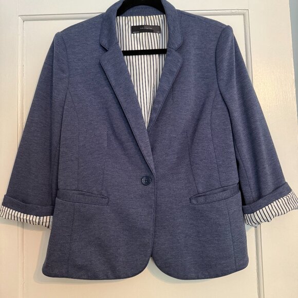 The Limited Women's Blazer, Blue & White - Picture 3 of 10